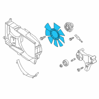 OEM 2018 Nissan Titan Fan-Cooling Diagram - 21060-5X20A