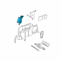 OEM Chrysler Town & Country Panel-C Pillar Diagram - 1DC10ES3AH