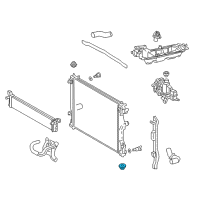 OEM 2021 Lexus IS300 Grommet Diagram - 90480-40022