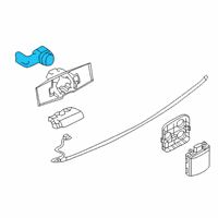 OEM 2020 Infiniti QX50 Distance Sensor Assembly Diagram - 28438-5NA7A