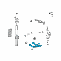 OEM 2011 Jeep Liberty Front Lower Control Arm Diagram - 52109987AH