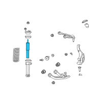 OEM Jeep Liberty ABSORBER-Suspension Diagram - 68031298AC