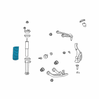 OEM Dodge Nitro Front Coil Spring Diagram - 52109883AE