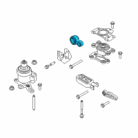 OEM Lincoln MKX Torque Strut Diagram - DP5Z-6068-C