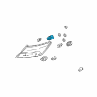 OEM 2009 Acura TL Socket (16T) (S) Diagram - 33304-S3A-003