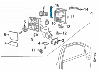 OEM 2022 Chevrolet Silverado 2500 HD Lower Cover Diagram - 84468907
