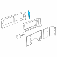 OEM 2003 Dodge Ram 2500 Van Panel-Lock Pillar Diagram - 5FV60XDVAE