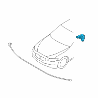 OEM BMW M5 Central Sensor Diagram - 65-77-9-159-313