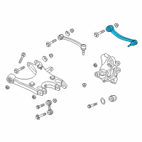 OEM 2015 BMW M6 Rubber Mount Wishbone, Right Diagram - 33-32-2-284-138