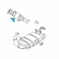 OEM 2015 BMW i8 Holder Catalytic Converter Near Engine Diagram - 18-32-8-608-158