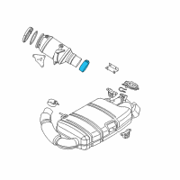 OEM BMW i8 Muffler Clamp Diagram - 18-30-8-608-163