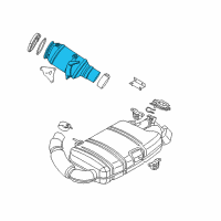 OEM BMW i8 Catalytic Converter Diagram - 18-32-8-600-278