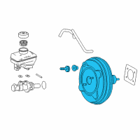 OEM 2020 Lexus RC F Booster Assy, Brake Diagram - 44610-24150