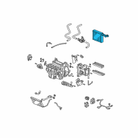 OEM 2007 Acura TSX Evaporator Diagram - 80211-SEA-G41