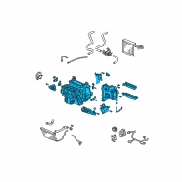 OEM 2004 Acura TSX Sub-Heater Unit Diagram - 79106-SEC-A41