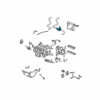 OEM 2008 Acura TSX Valve Assembly, Water Diagram - 79710-SDC-A01