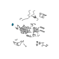 OEM 2006 Honda Accord Motor Assembly, Temperature Driver Diagram - 79160-SDC-A41