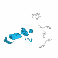 OEM 2016 Toyota RAV4 Vapor Canister Diagram - 77740-42110