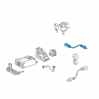 OEM 2016 Scion tC Front Oxygen Sensor Diagram - 89467-0R050