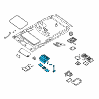 OEM 2009 Nissan Frontier Lamp Assembly Map Diagram - 26430-EA00C