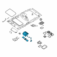 OEM 2007 Nissan Pathfinder Lamp Assembly Map Diagram - 26430-EA00C