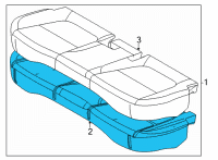 OEM 2022 Kia Seltos Pad Assembly-Rear Seat C Diagram - 89151Q5000