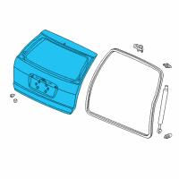 OEM 2006 Acura MDX Tailgate (Dot) Diagram - 68100-S3V-A70ZZ