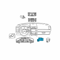 OEM Dodge Magnum Switch-Instrument Panel Diagram - 4602450AF