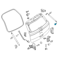 OEM 2018 Ford Explorer Actuator Ball Stud Diagram - -W710571-S439
