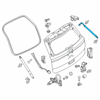 OEM 2018 Ford Police Interceptor Utility Actuator Diagram - GB5Z-14B351-A