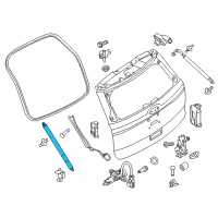 OEM 2018 Ford Police Interceptor Utility Support Cylinder Diagram - GB5Z-78406A10-A