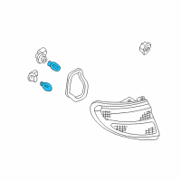 OEM 1994 Nissan Maxima Bulb Diagram - 26261-89917