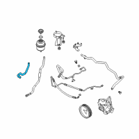 OEM BMW 645Ci Suction Hose Diagram - 32-41-6-763-564