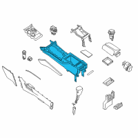 OEM 2020 Nissan Murano Body-Console Diagram - 96911-9UC0A