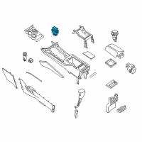 OEM 2017 Nissan Murano Switch-A/C Diagram - 25170-1LA1C