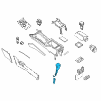 OEM 2019 Nissan Murano Knob Assy-Control Lever, Auto Diagram - 34910-3ZL1A