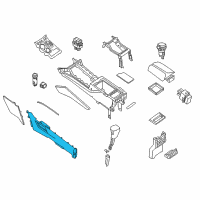 OEM 2021 Nissan Murano Finisher-Console,Passenger Side Diagram - 96906-5AA0A