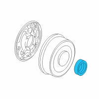 OEM 1996 Ford E-150 Econoline Club Wagon Outer Bearing Diagram - EOTZ-1225-A