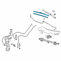 OEM 2022 Cadillac XT5 Front Blade Diagram - 84586337