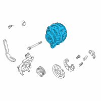 OEM Nissan Xterra Reman Alternator Assembly Diagram - 2310M-4S100RW