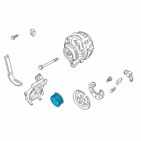 OEM 2002 Nissan Frontier Pulley Assy Diagram - 23150-4S100