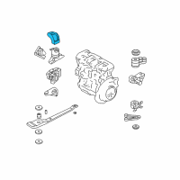 OEM 2004 Ford Escape Front Bracket Diagram - YL8Z-6061-AA