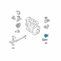 OEM 2003 Ford Escape Front Mount Diagram - YL8Z-6038-BA