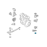 OEM 2006 Ford Escape Insulator Diagram - YL8Z-6A061-BA