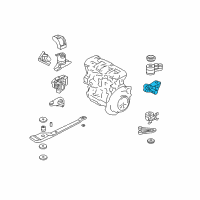 OEM 2004 Ford Escape Side Support Diagram - YL8Z-6A023-BA