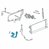 OEM GMC Sierra 1500 Rear Suction Hose Diagram - 23390121