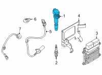 OEM Hyundai Kona Coil Assembly-Ignition Diagram - 27301-2M417