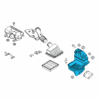 OEM 2011 Ford F-350 Super Duty Air Cleaner Body Diagram - BC3Z-8A080-F