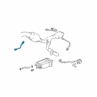 OEM 2009 Toyota 4Runner Front Oxygen Sensor Diagram - 89467-71020