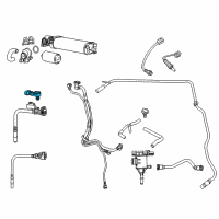 OEM Chrysler 300 Sensor-Fuel Vapor Diagram - 68525698AA